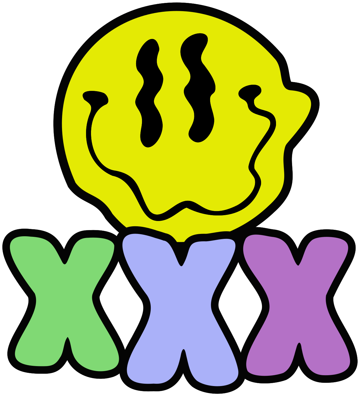 HAGFD Smiley Sticker