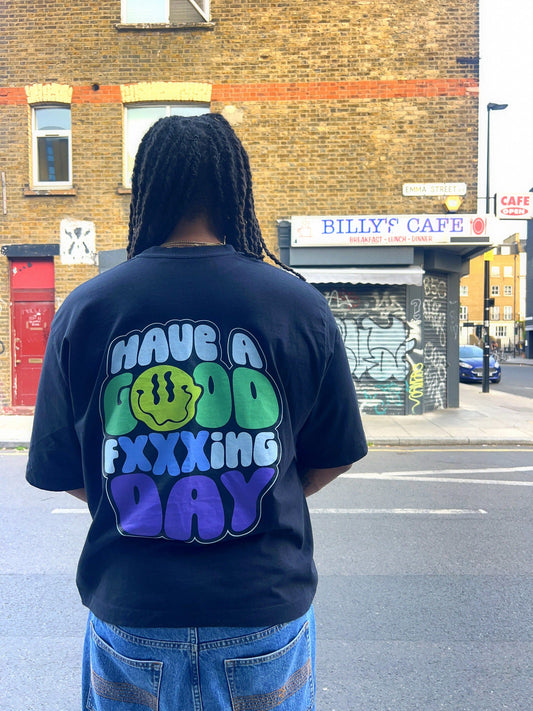 HAGFD Boxy Tee - Black Back